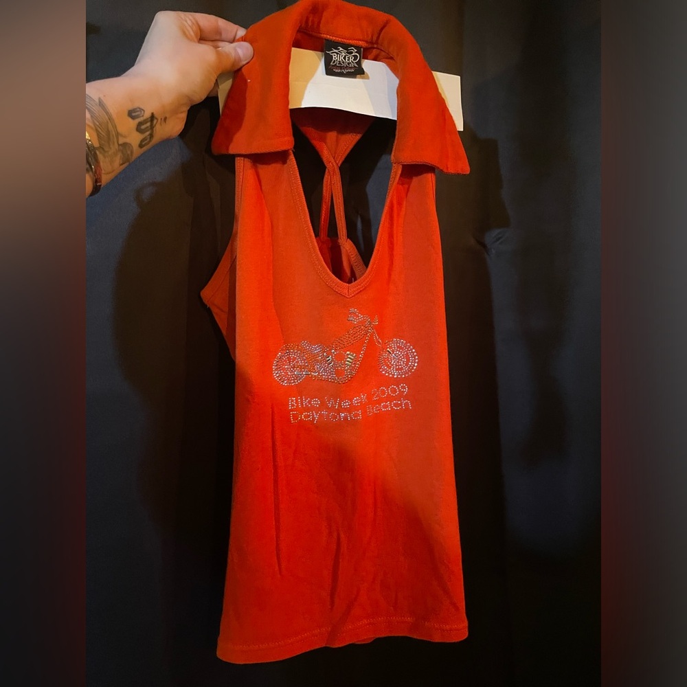 Y2K Biker Week Tank Too Women’s Large